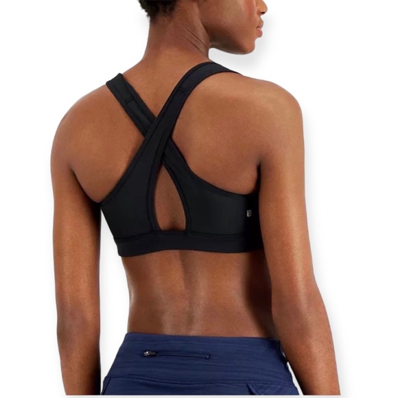 ID Ideology Performance Medium Impact Sports Bra in Black, Plus Size 2X NWT - Picture 3 of 5